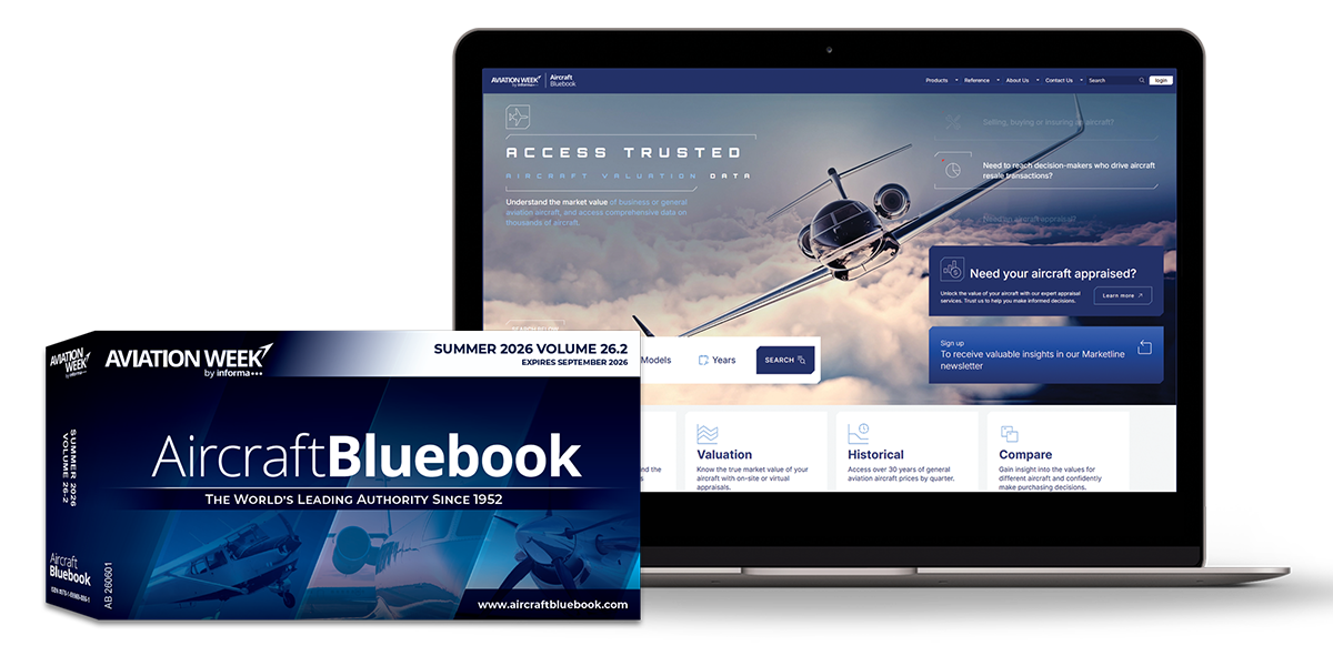  Aircraft Bluebook Online and Print Combo Subscription
