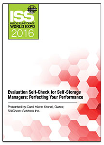 Evaluation Self-Check for Self-Storage Managers: Perfecting Your Performance