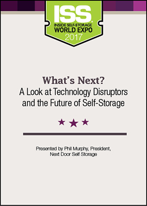 What's Next? A Look at Technology Disruptors and the Future of Self-Storage