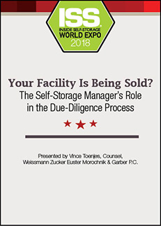 Your Facility Is Being Sold? The Self-Storage Manager’s Role in the Due-Diligence Process