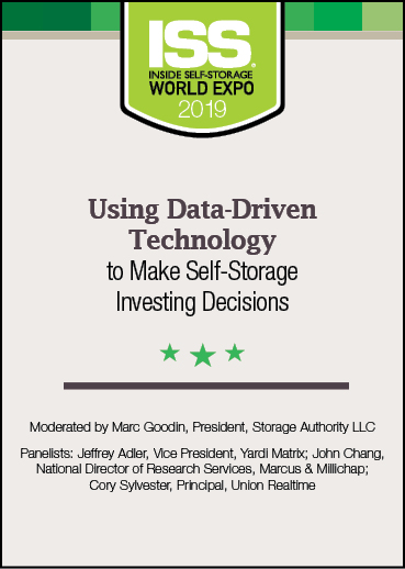 Using Data-Driven Technology to Make Self-Storage Investing Decisions