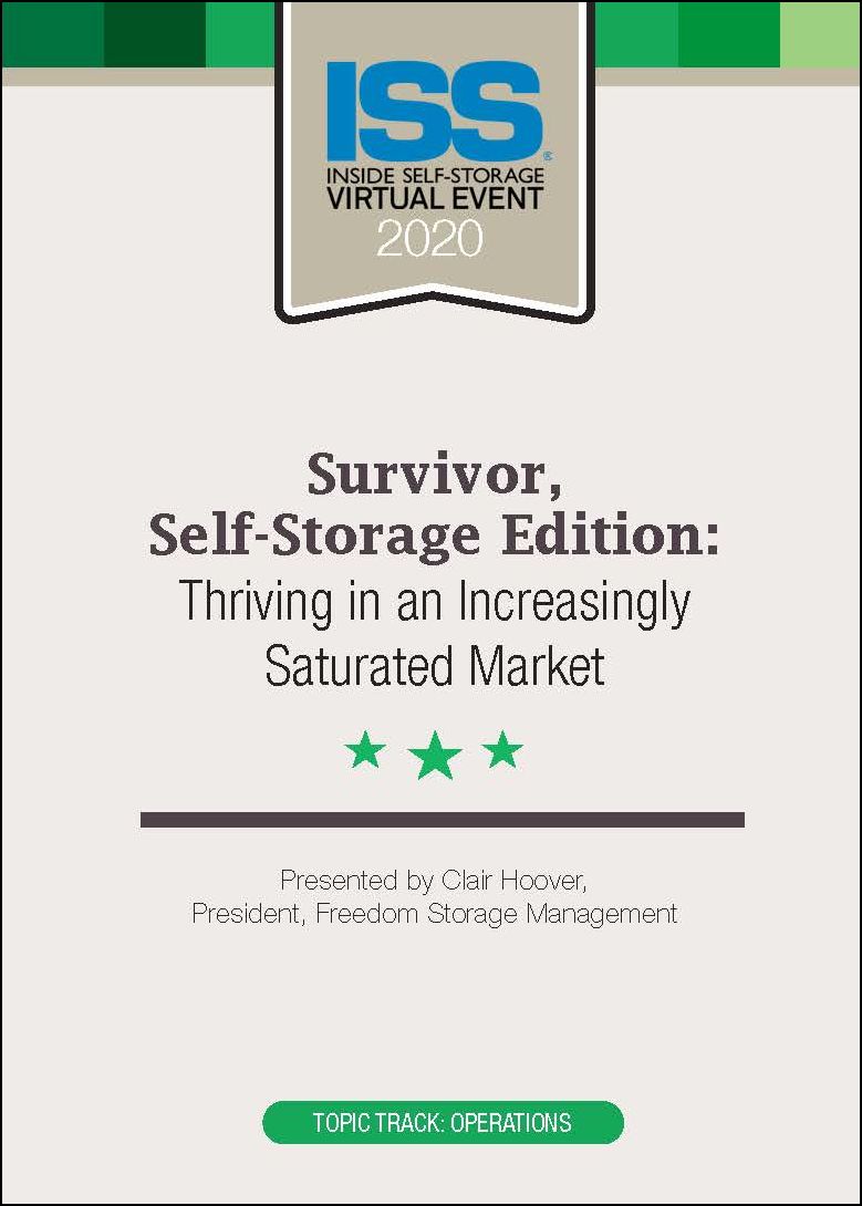 Survivor, Self-Storage Edition: Thriving in an Increasingly Saturated Market