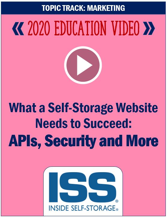 What a Self-Storage Website Needs to Succeed: APIs, Security and More