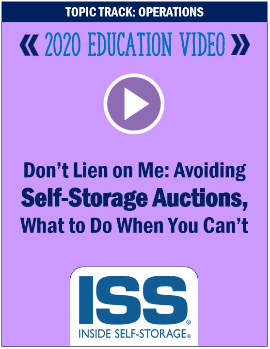 Don’t Lien on Me: Avoiding Self-Storage Auctions, What to Do When You Can’t