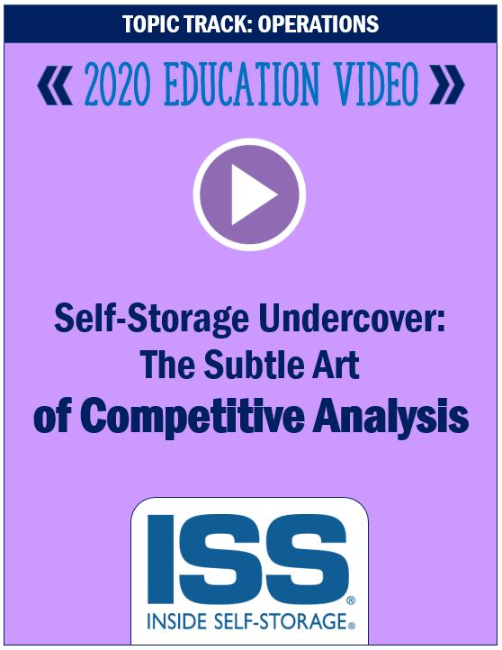Self-Storage Undercover: The Subtle Art of Competitive Analysis