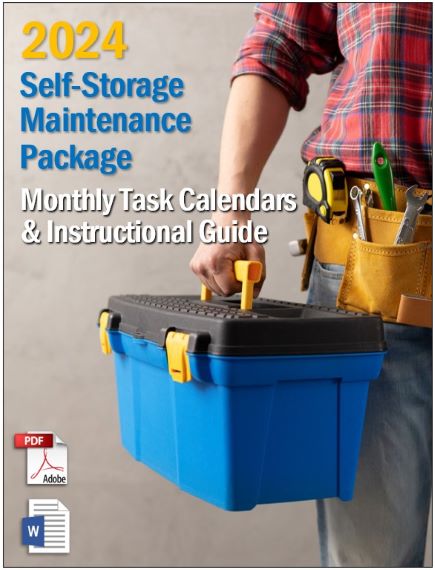 Self-Storage Maintenance Package 2024: Monthly Task Calendars and Guide