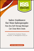 Sales Guidance for Non-Salespeople: How Any Self-Storage Manager Can Close More Deals