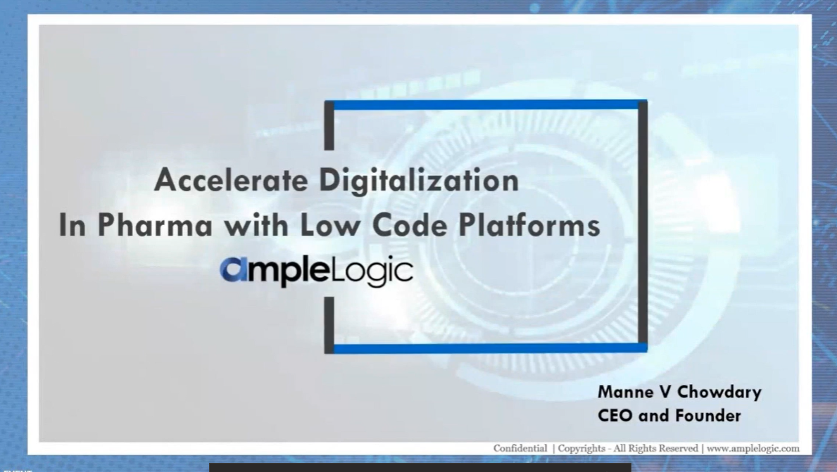 Video: Accelerate Digitalization in Pharma with Low-Code Platforms