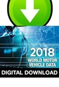 Ward's World Motor Vehicle Data EXCEL-digital-download 2018